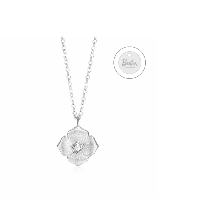 Barbie Silver Plated Copper Necklaces Women's-0