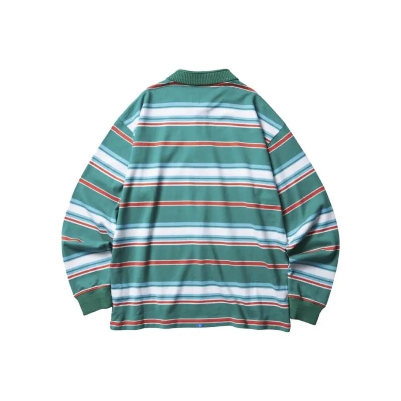 Liberaiders MULTI STRIPE L/S POLO SHIRT Polo Shirt Unisex-1