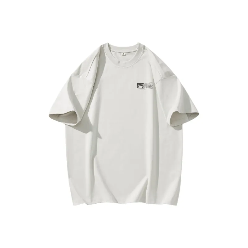 Go it alone T Shirts Unisex Apricot-0