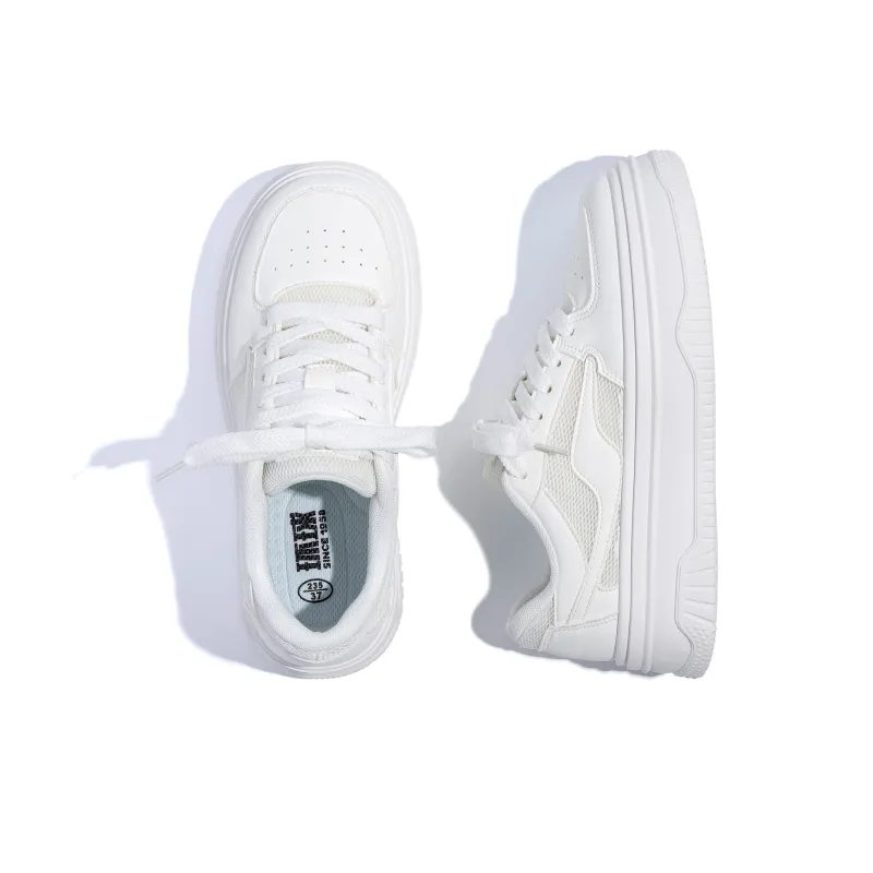 HUANQIU Lightweight Breathable Height Increasing Low Top Skateboard Shoes Women's-5