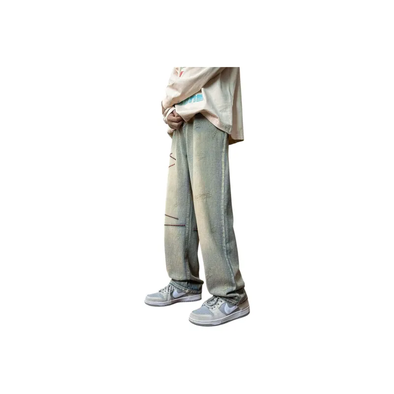 DJ.SPIRIT Jeans Unisex Vintage Blue-0