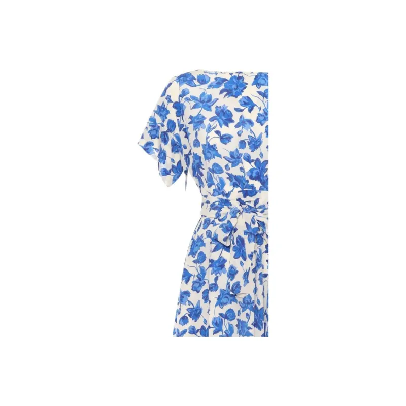 WEEKEND MaxMara Short Sleeved Dress Women's Blue-2