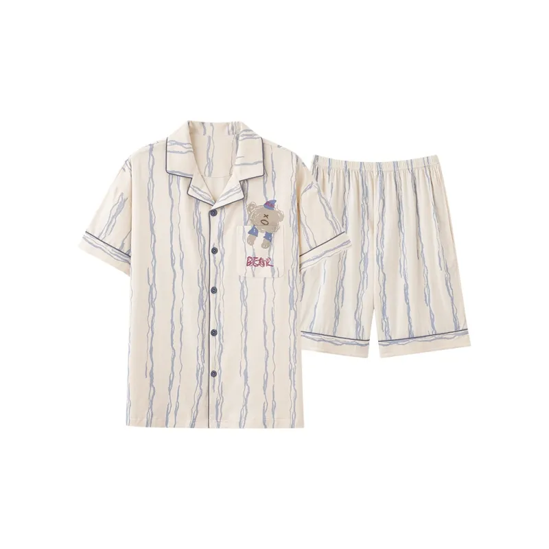 Pretty lady Men Pajama Sets-0