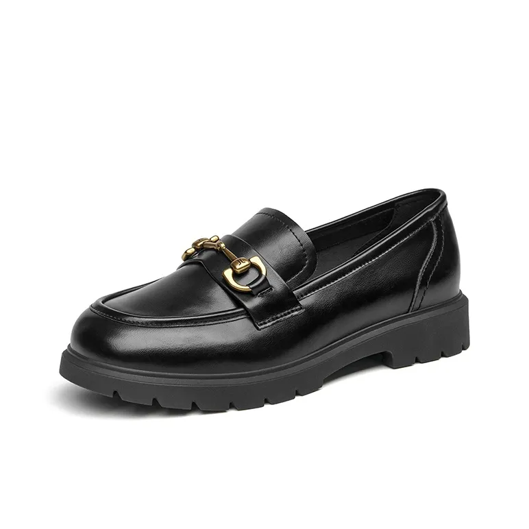 JOSINY Loafers 3cm Women's Black-1