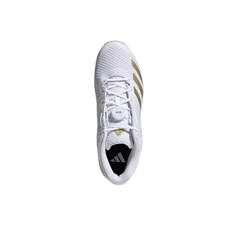 Adidas Adipower Vector Mid 20 Cloud White Gold Metallic Pure Ruby-4