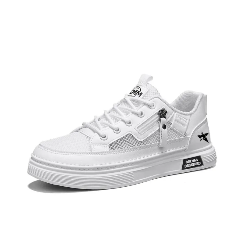 Bookish Star Anti Slip Wear Resistant Low Top Skateboard Shoes Men's-5