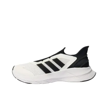 Adidas Anti Slip Wear Resistant Low Top Running Shoes Unisex Black White