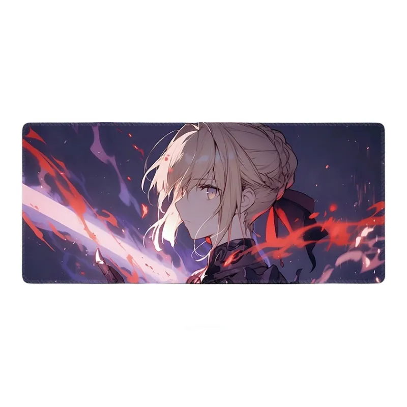 DANYIN Fate Extra Large Saber Anime Table Mats For Esports Gaming Computer Keyboard Mouse Pad Home Use Mouse Pads-51