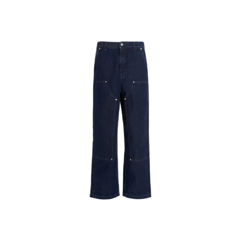 LOEWE Patched Denim Trousers-0