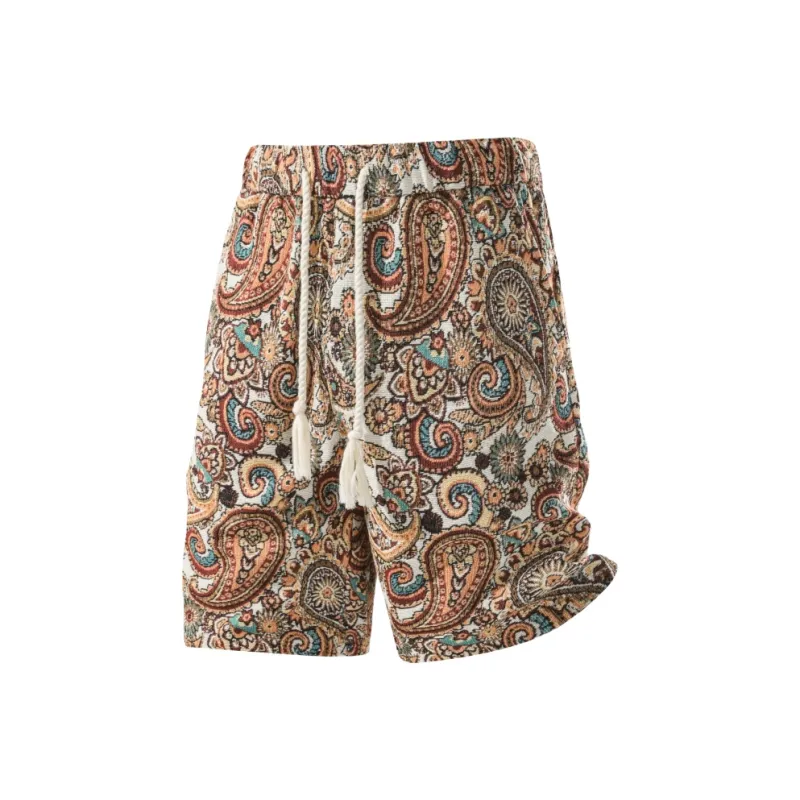 PEIMENG Beach Shorts Men's Paisley-0