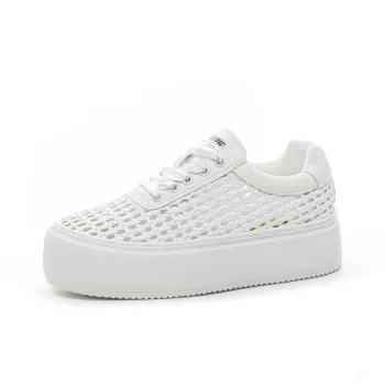 POOQ Breathable Low Top Skateboard Shoes Women's