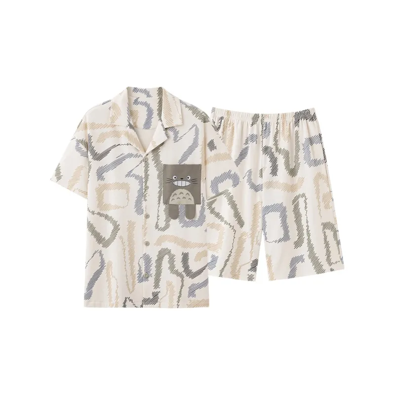 Pretty lady Men Pajama Sets-0