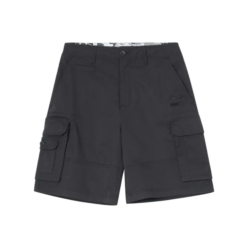 PUMA Cargo Shorts Men Black-0