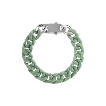 Qing Yi Bean Type Jadeite Bracelets Men's