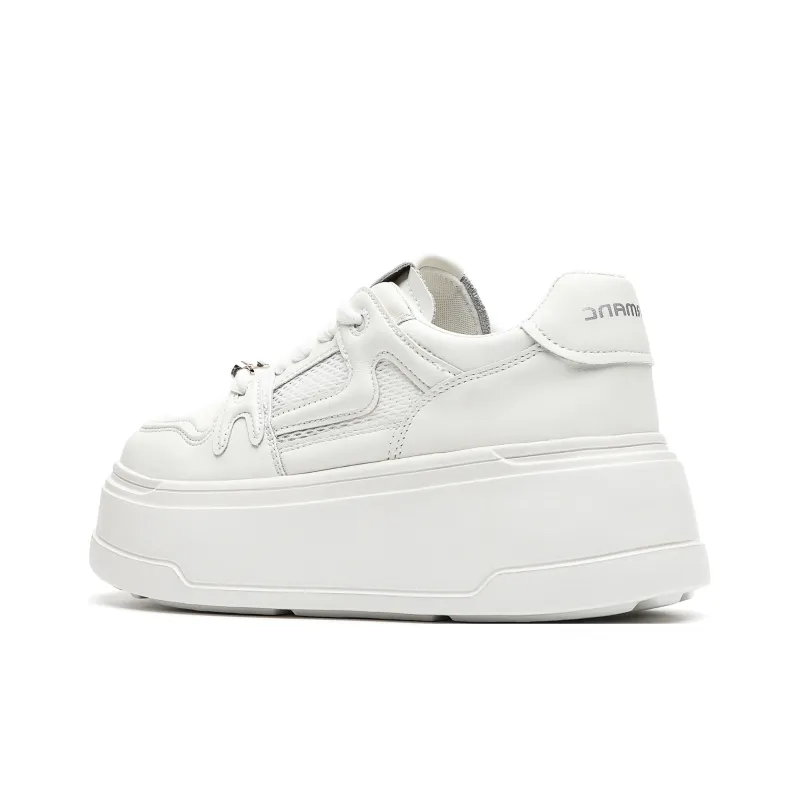 ORD Low Top Skateboard Shoes Women's White-3