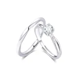 Couple Rings[999 Fine Silver]