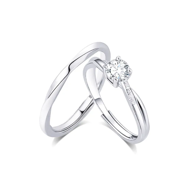 KUMET Sterling Silver Rings Unisex-0