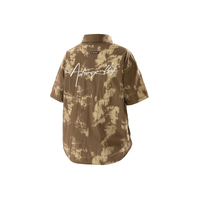 RED DRAGONFLY Short Sleeved Shirt Unisex-5