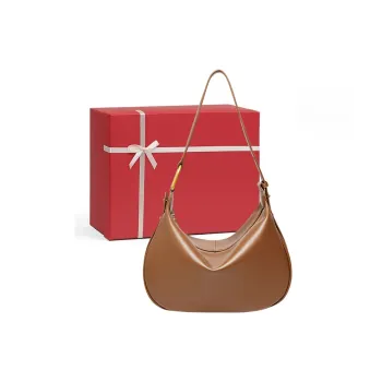 CNNCOO Synthetic Leather Shoulder Bag Women's Caramel Brown
