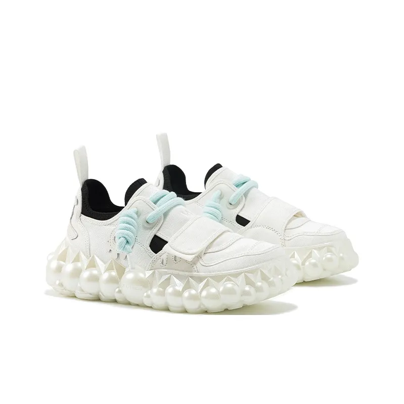 OETZI Slip Resistant, Abrasion Resistant, Breathable, Lightweight, Height Increasing Low Top Casual Shoes Unisex White-2
