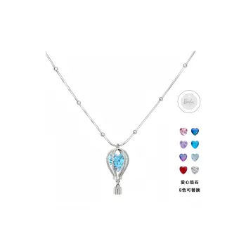 Barbie Copper Necklaces Women's Silver, Gift Box Set