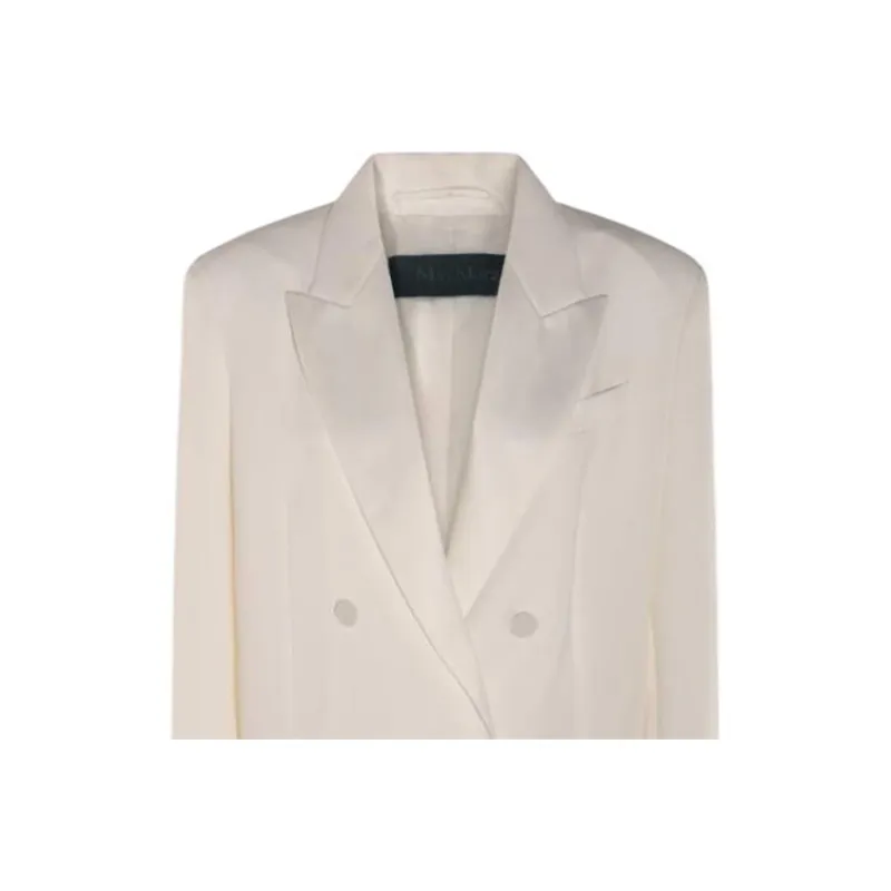 MaxMara Business Suit Coat Women's White-2