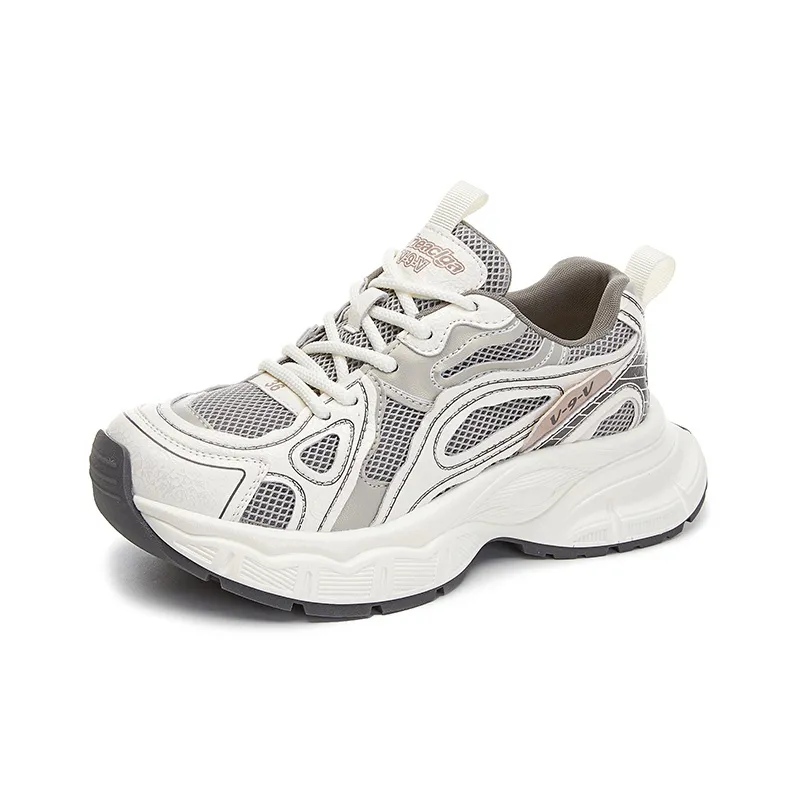 PLO CART Abrasion Resistant Low Top Chunky Sneakers Women's-6
