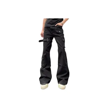 RASHOMONG Jeans Unisex Black