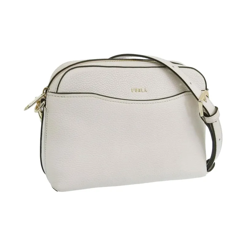 Furla Leather Crossbody Bag Women's Light Gray-1