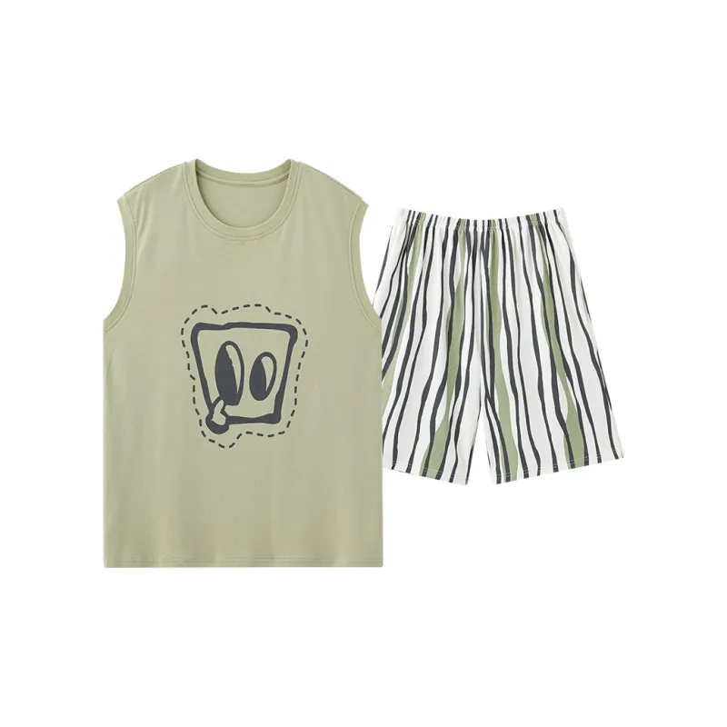 Pretty lady Men Pajama Sets-0