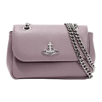 Vivienne Westwood Synthetic Leather Crossbody Bag Trumpets Women's Purple