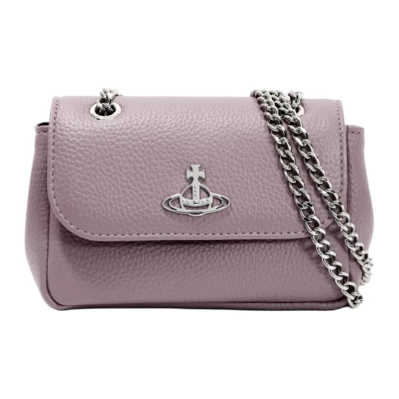 Vivienne Westwood Synthetic Leather Crossbody Bag Trumpets Women's Purple-0