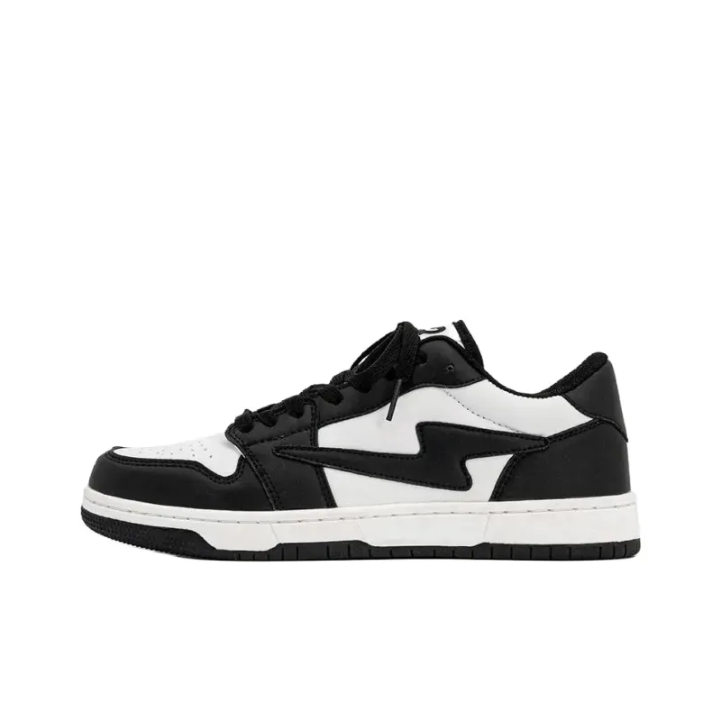 ALI THE FOX Slip Resistant, Abrasion Resistant, Balance, Lightweight, Breathable Low Top Skateboard Shoes Unisex-6