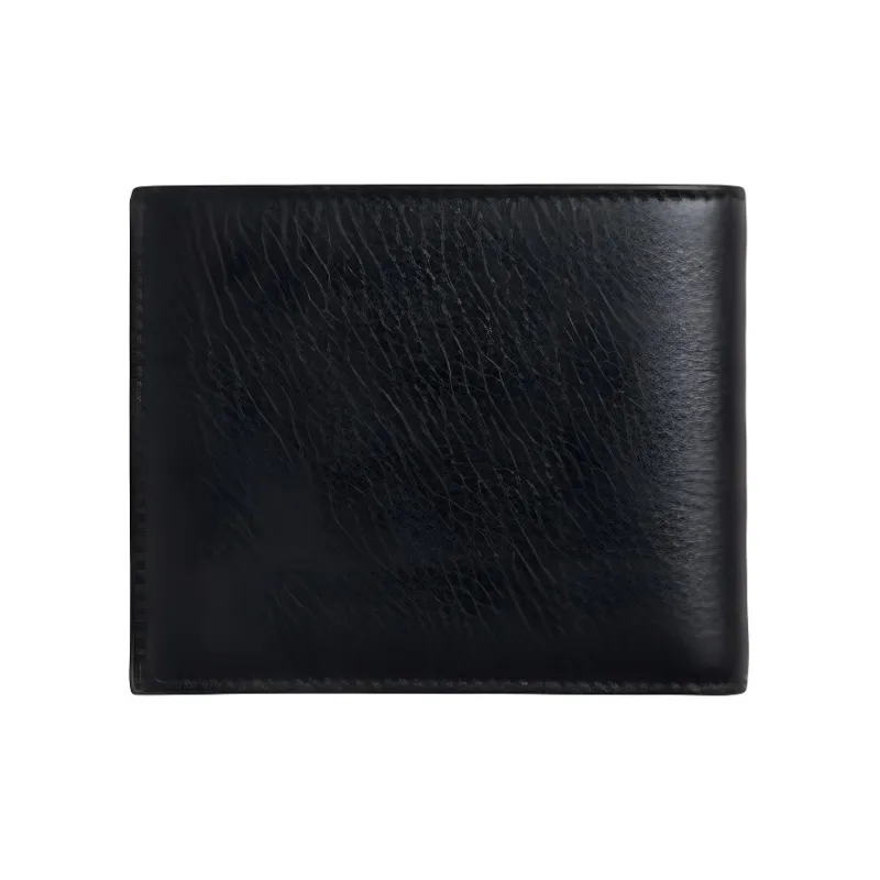 Valentino ROCKSTUD Calfskin Wallet Men's Black-2