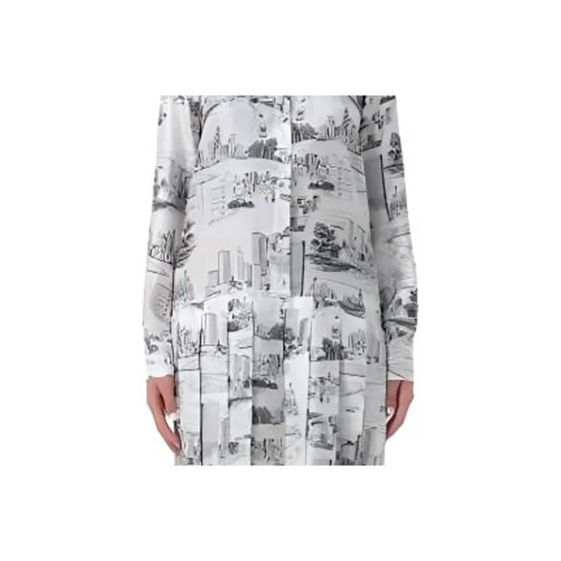 MaxMara Long Sleeved Dresses Women's Cream-1