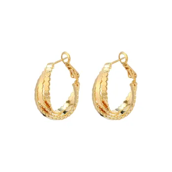 EAR PARTNER Copper Earrings Women's