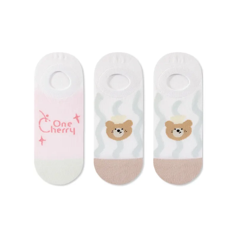 JIAZINI No Show Socks Women's 3 Pack-12