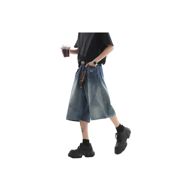 Double Dealer Denim Shorts Unisex-5