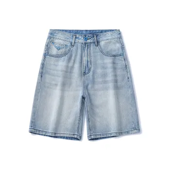 SANTASTIC Denim Shorts Men Blue