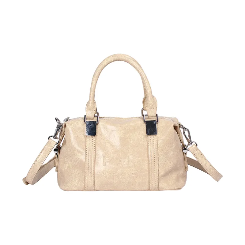 Homeboisportclub PU One Shoulder Handbag Women's Pink/Black/Yellow/Brown-0