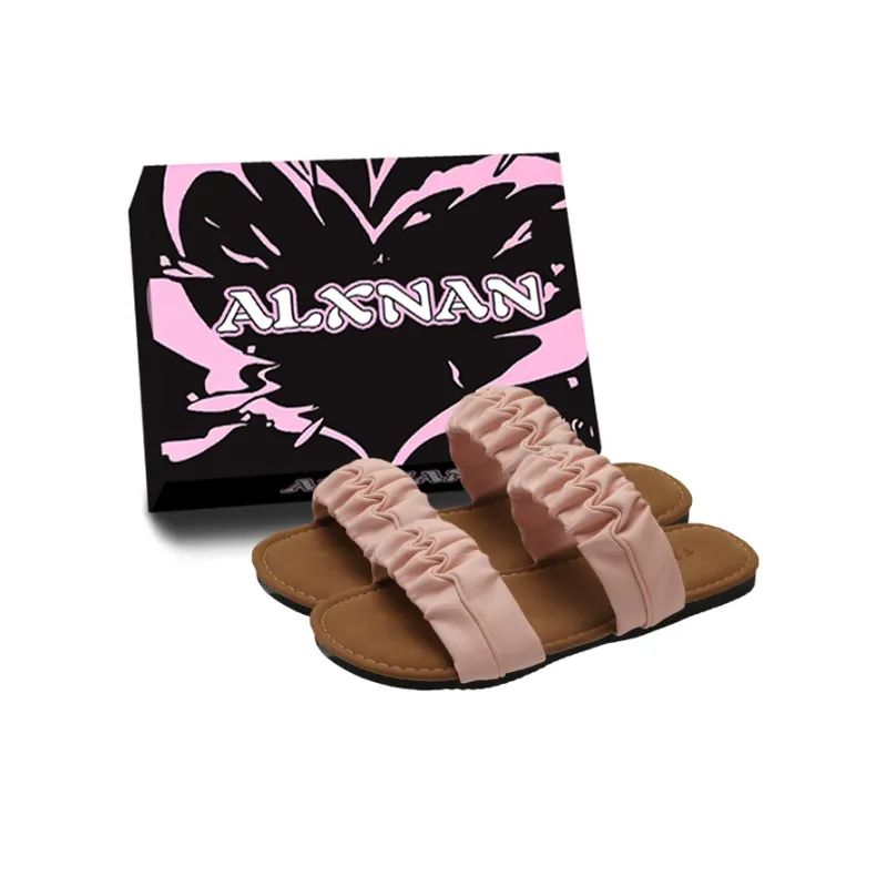 Alxnan Quiet Odor Resistant Slide Slippers Women's Box-30