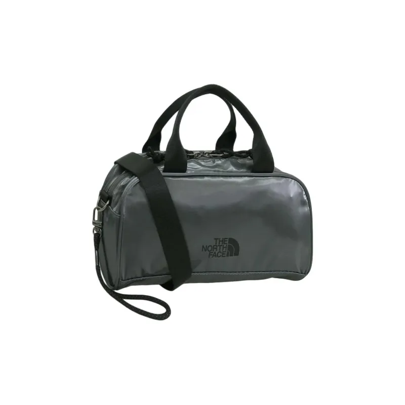 THE NORTH FACE Nylon Bowling Bag, Crossbody Bag Trumpets Women's Silver Gray-1
