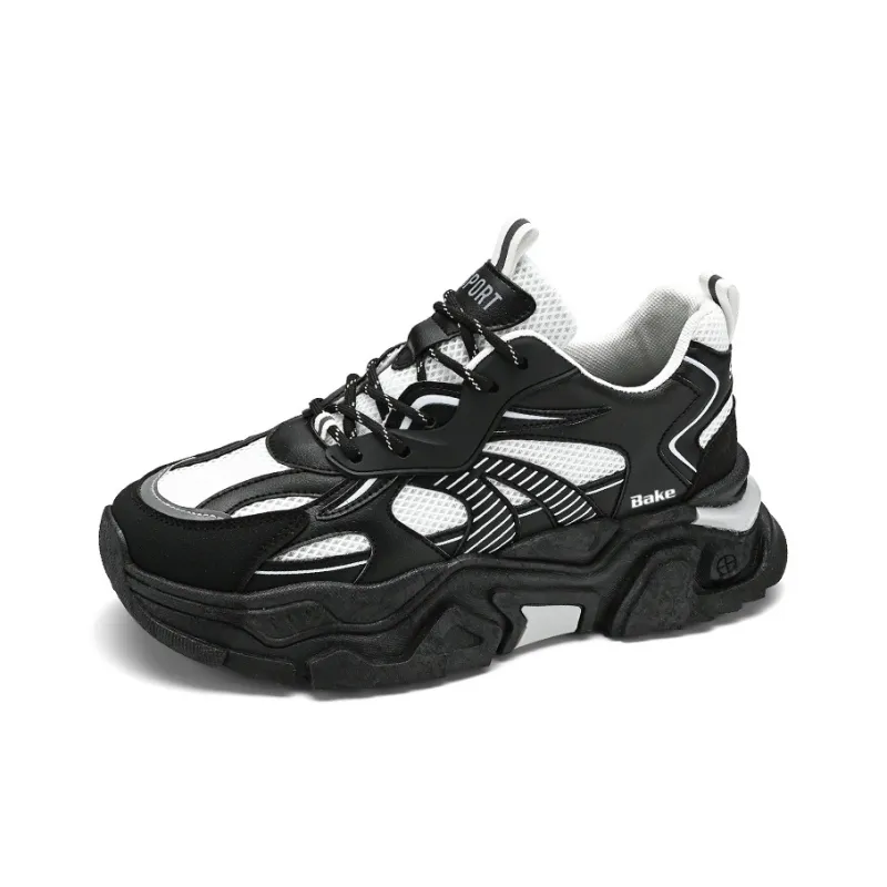 BAKE Cushioning, Breathable, Lightweight Low Top Chunky Sneakers Men's-10