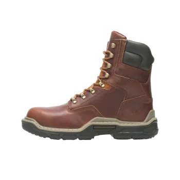 WOLVERINE Abrasion Resistant Slip Resistant Crew Outdoor Boots Men's Brown