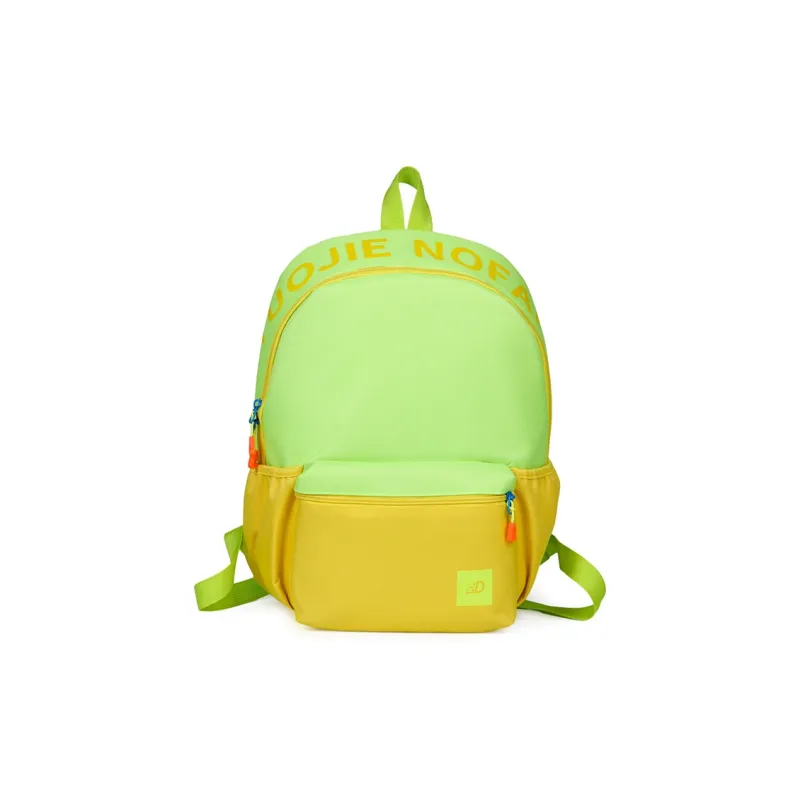 WICKBUEN Oxford Backpack Regular Unisex Green/Yellow/Dark Purple/Dark Green-6