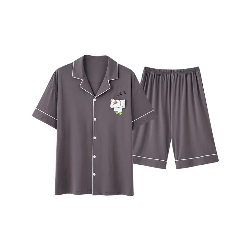 Pretty lady Men Pajama Sets-0