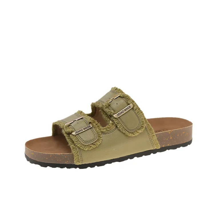 Puppytown Slip Resistant Abrasion Resistant Slide Slippers Women's-6