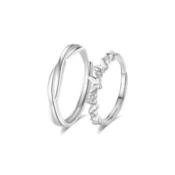 MISS TOOYA S999 Fine Silver Rings Unisex