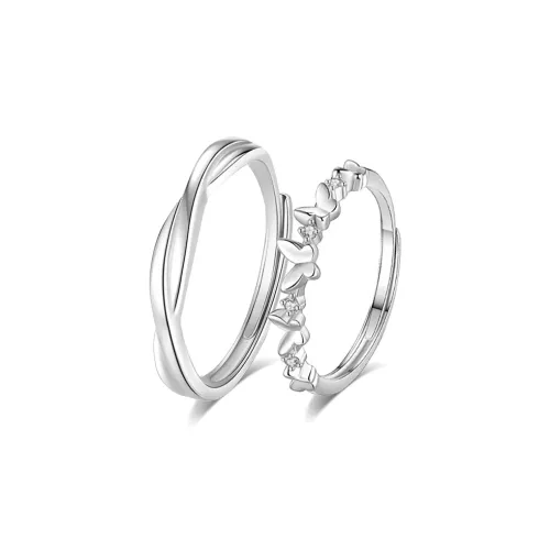 MISS TOOYA S999 Fine Silver Rings Unisex