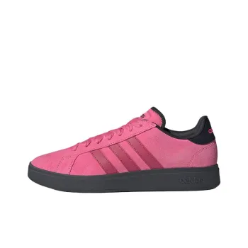 Adidas Grand Court Base 00s Anti Slip Wear Resistant Low Top Skateboard Shoes Unisex Pink
